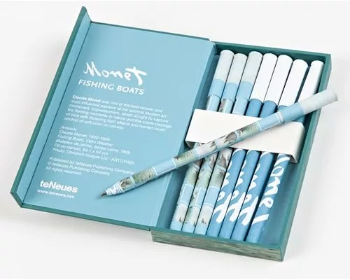 Fishing Boats, Claude Monet 8-Pen Set