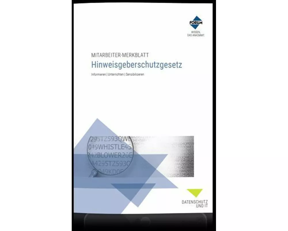 Mitarbeiter-Merkblatt Hinweisgeberschutzgesetz