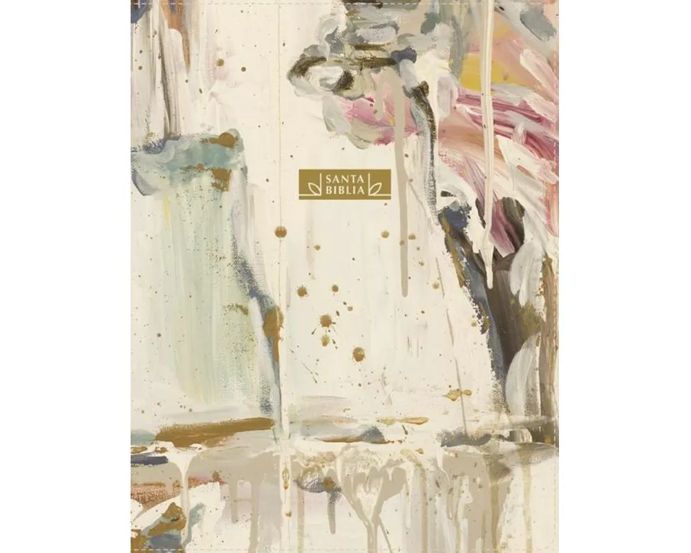 NBLA, Santa Biblia, Edición Artística Ilustrada, Leathersoft, Multicolor/Crema, Palabras de Jesús en Rojo, Comfort Print