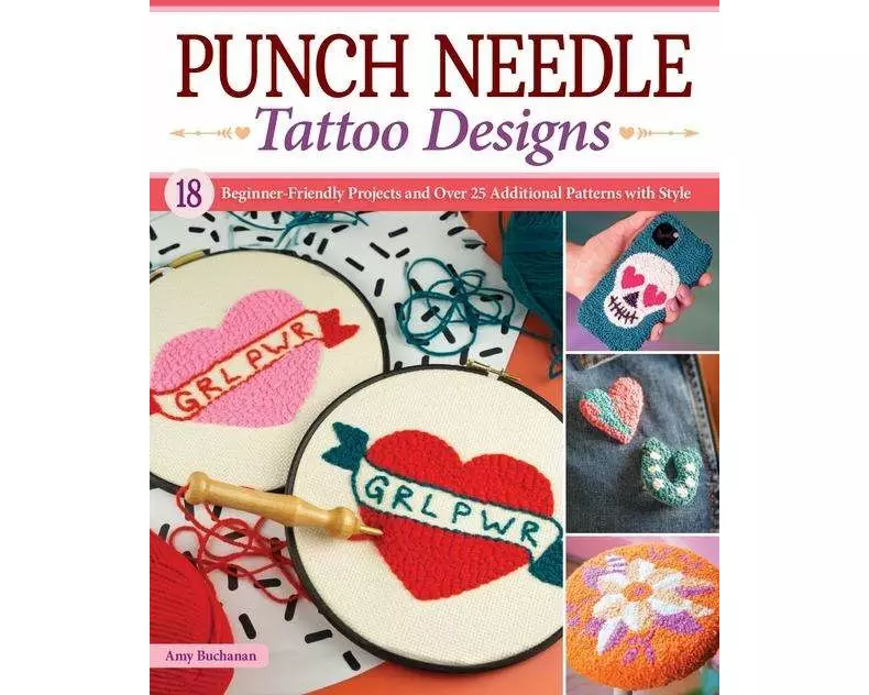 Punch Needle Tattoo Designs