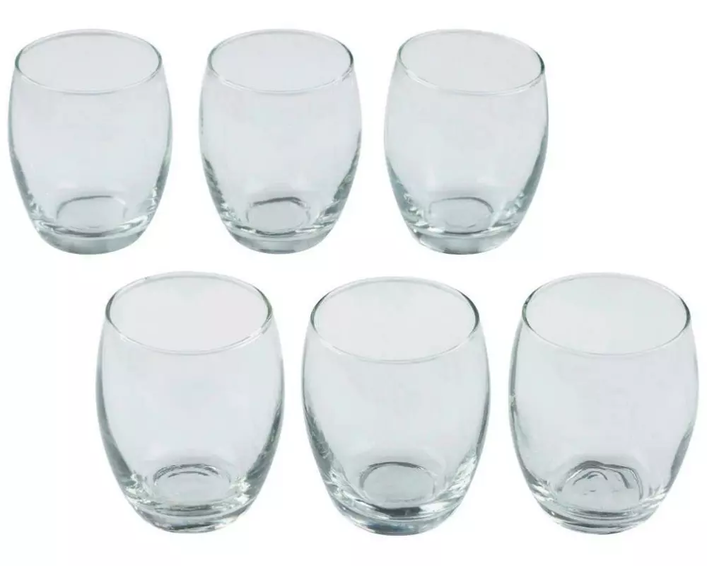 alpina Trinkgläser 350 ml, 6 Stück, Transparent