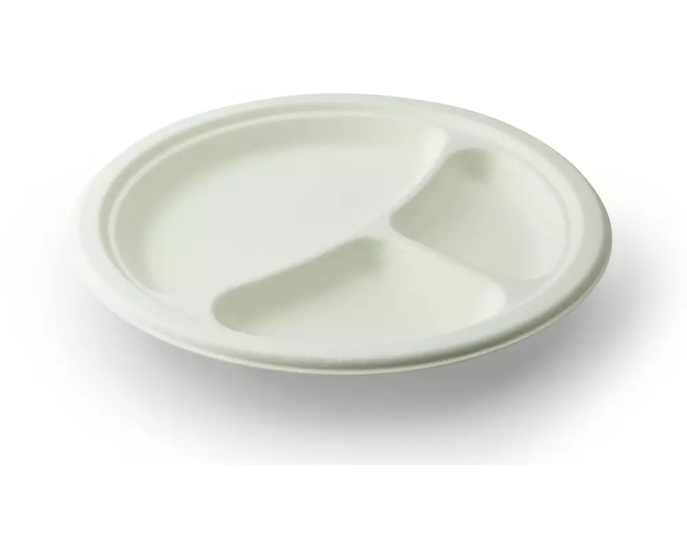 Sier Einwegteller Mondial 22.5 cm, 40 Stück, Weiss