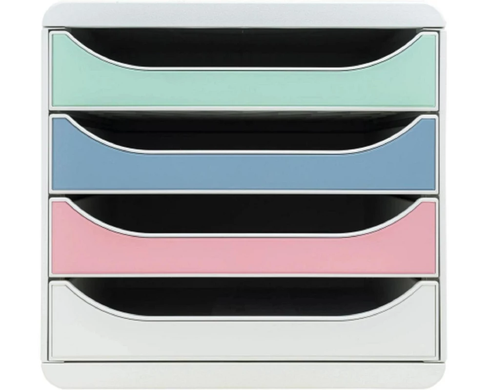 Exacompta Schubladenbox Big-Box AutentiK, 4 Schubladen