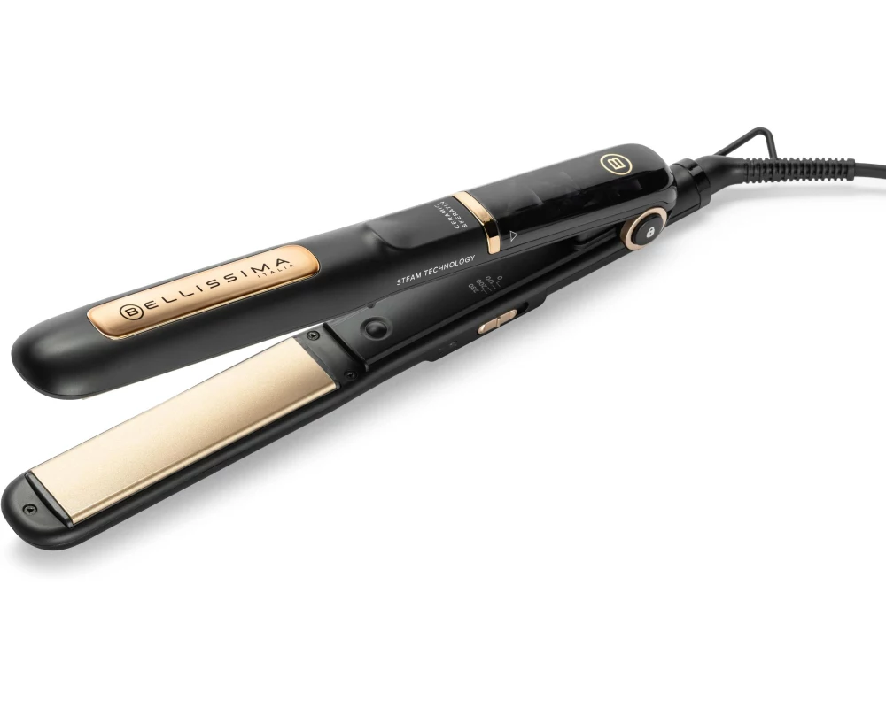 Bellissima Profihaarglätter BEL-LSTM-11915 Schwarz/Gold