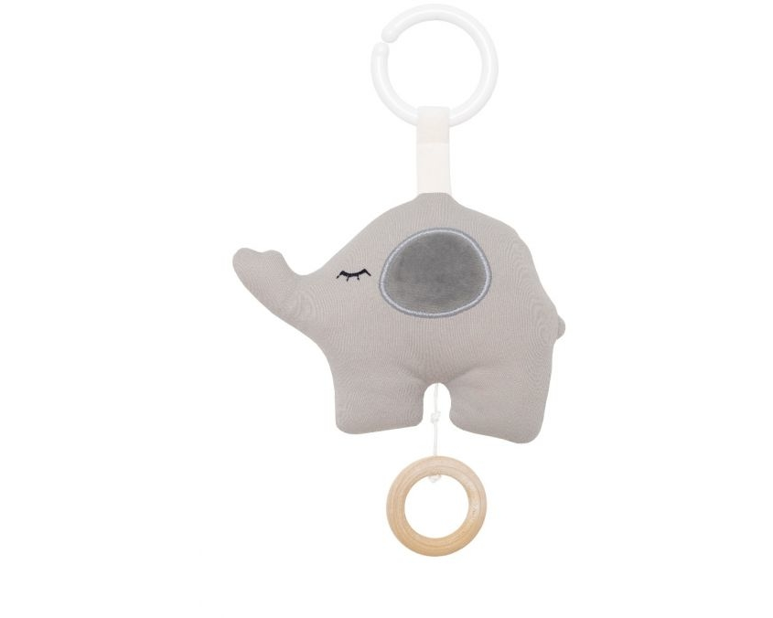 JABADABADO Spieluhr Elefant N0123 grau