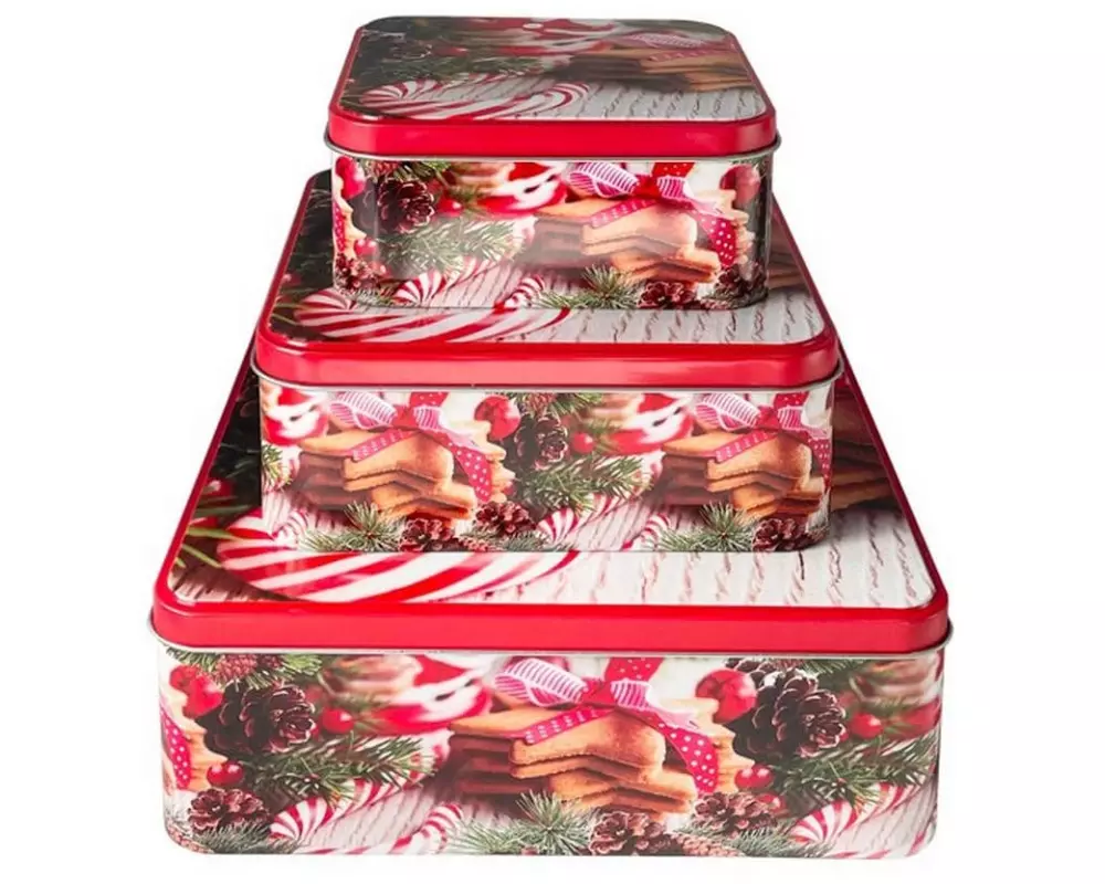 Dameco Guetzli-Dose Zuckerstangen 3-teilig