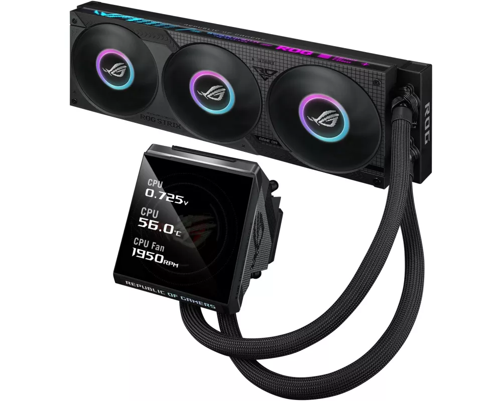 ASUS ROG Wasserkühlung ROG STRIX LC IV 360 ARGB LCD Schwarz