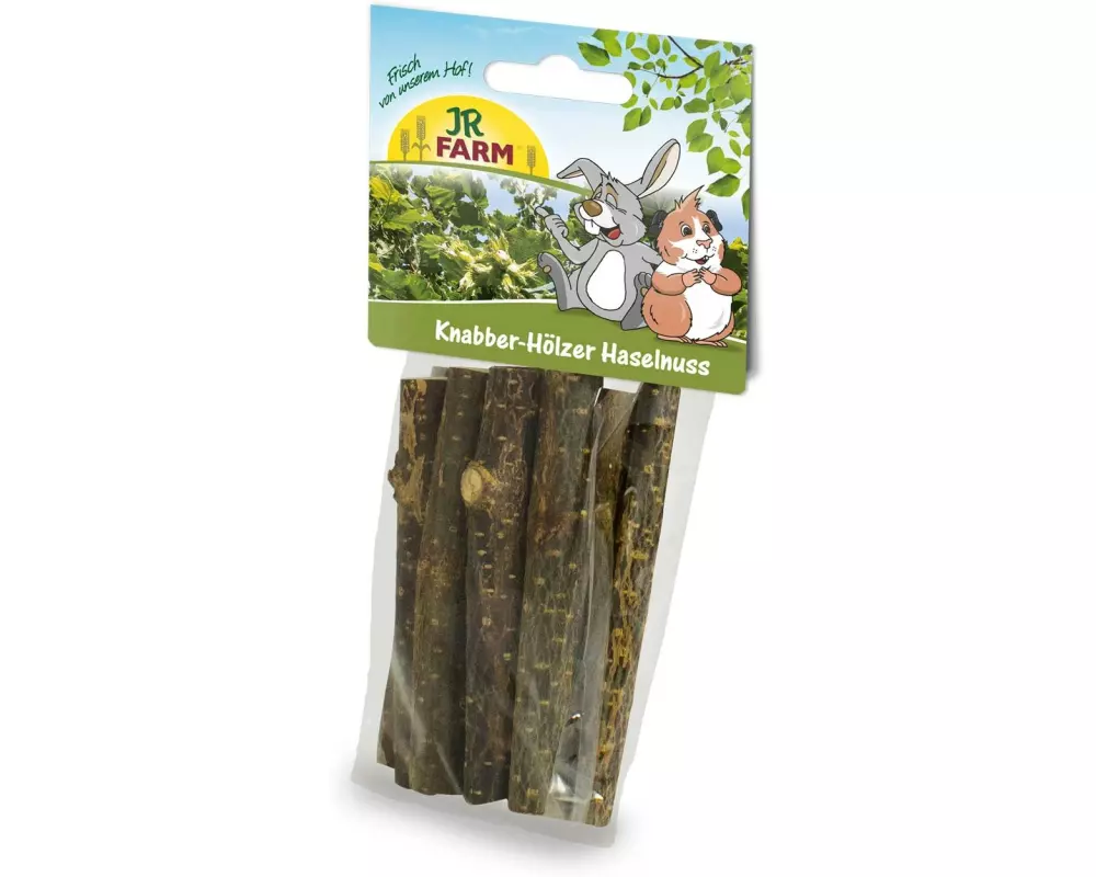 JR Farm Knabber-Hölzer Haselnuss 10 Stück, 40 g
