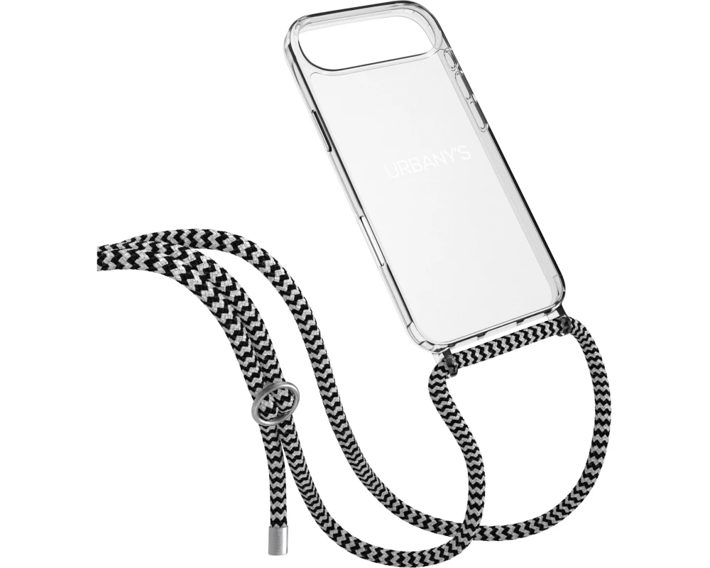 Urbany's Necklace Case HYPNOTIC ZEBRA iPhone Air Silber Ring