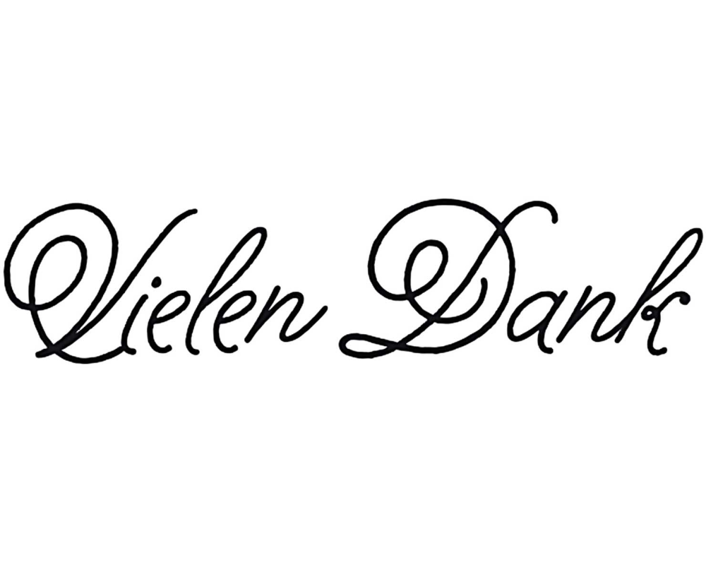 RICO DESIGN Stempel Vielen Dank 7038.35.19 6x2cm
