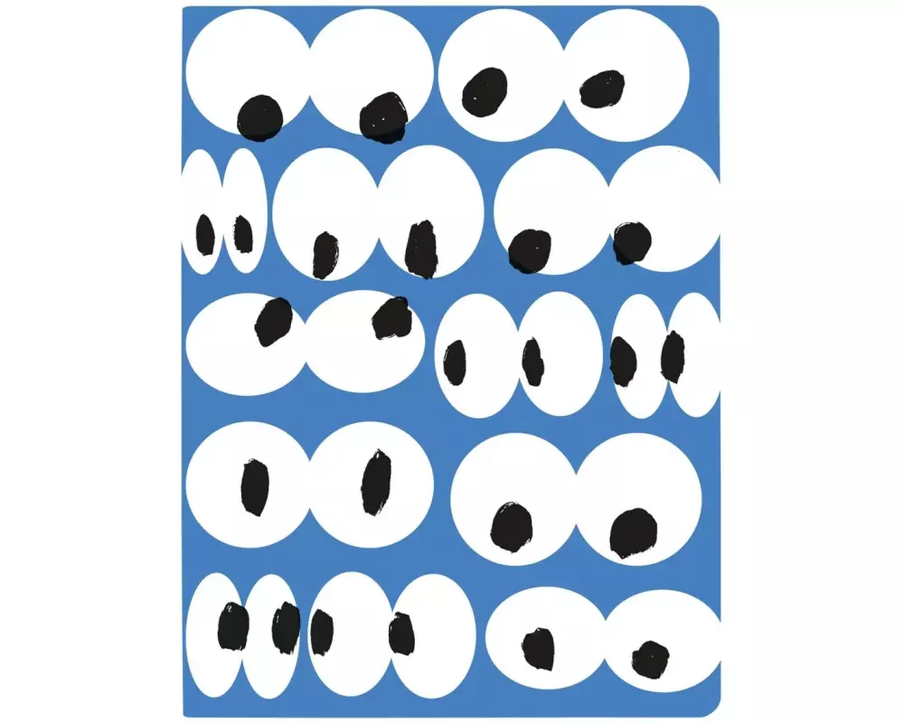 Nuuna Notizbuch Eyes on You, 16.5 x 22 cm, Punktraster
