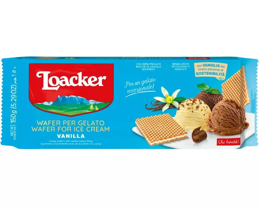 Loacker Guetzli Eis-Creme Vanille 150 g