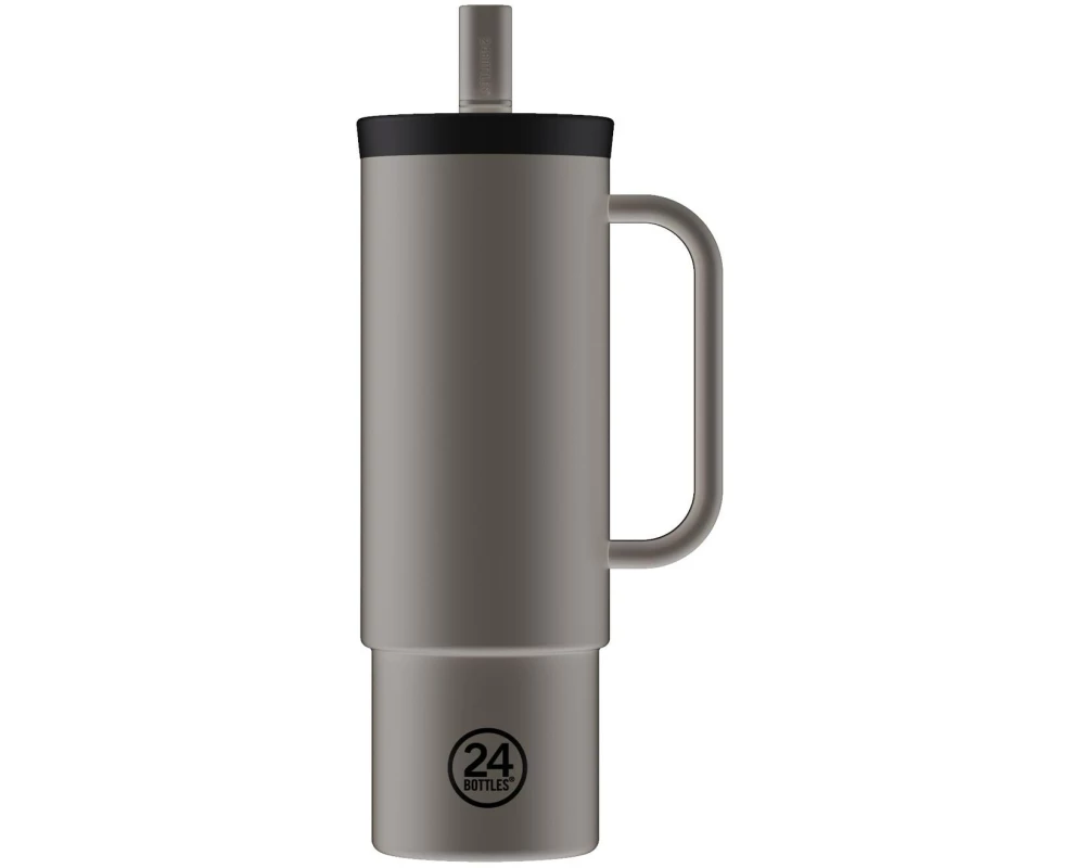 24Bottles Thermobecher Straw Cup Linen 800 ml