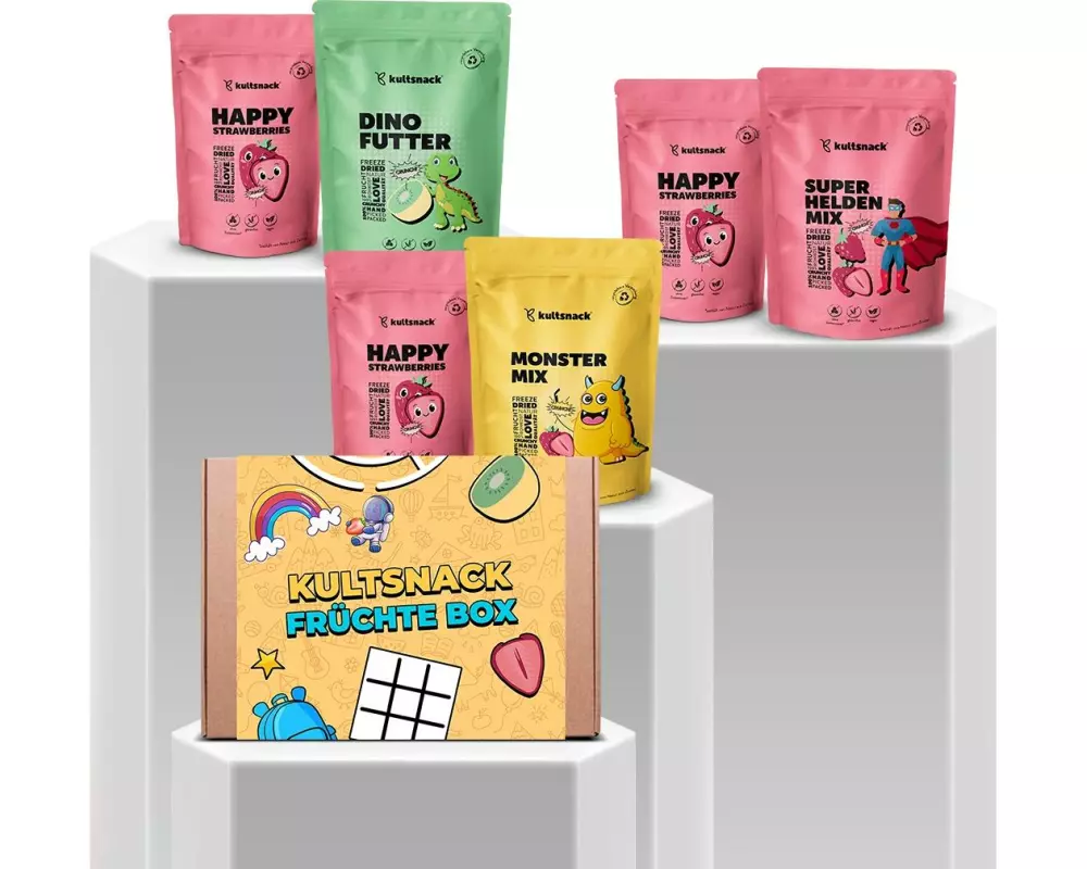 kultsnack Früchte Box gefriergetrocknet, Kids, 154 g