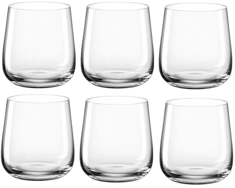 Leonardo Whiskyglas Brunelli 400 ml, 6 Stück, Transparent