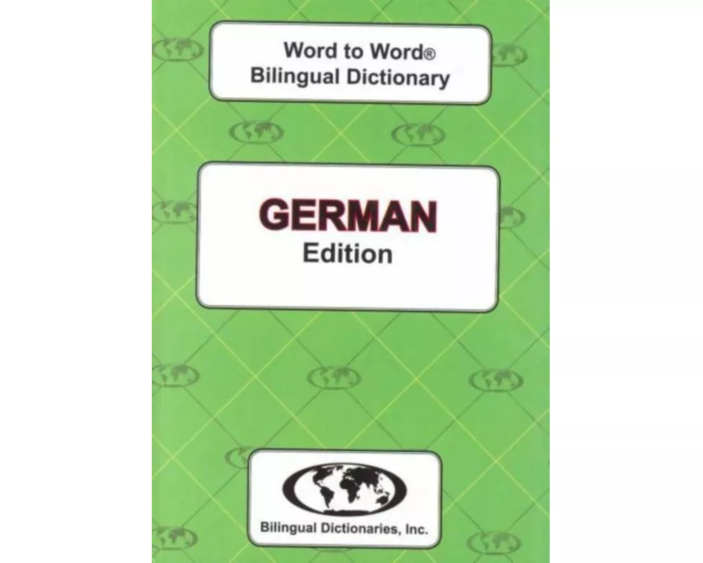 English-German & German-English Word-to-Word Dictionary