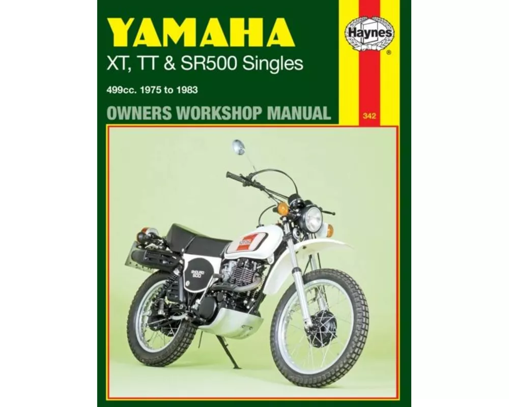 Yamaha XT, TT & SR500 Singles (75 - 83) Haynes Repair Manual