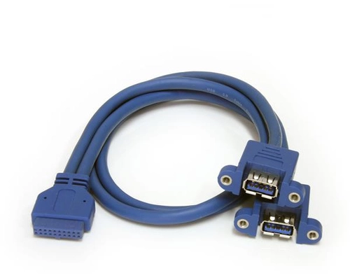 StarTech.com 2 Port Panel Mount USB 3.0 Cable