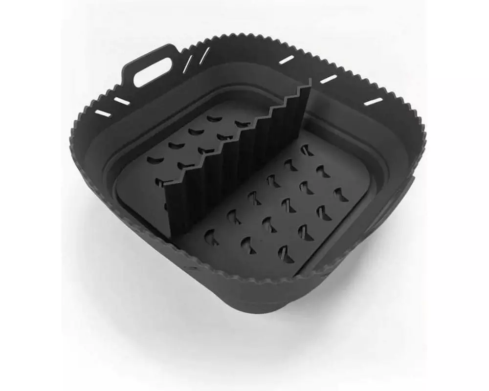 GOURMETmaxx Silikonform 21 x 21 x 8 cm, Anthrazit