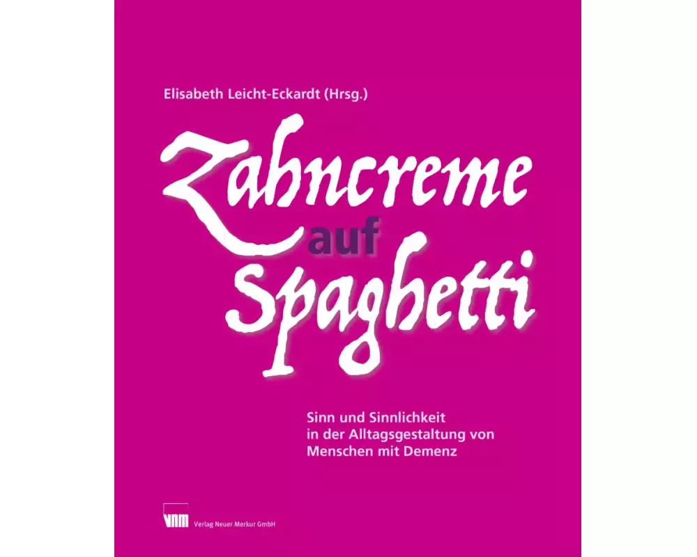 Zahncreme auf Spaghetti