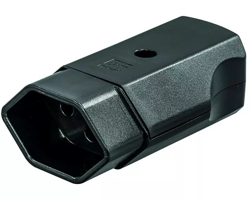 STEFFEN Montagekupplung MID T13 Schwarz mit LOCK-Vorrichtung