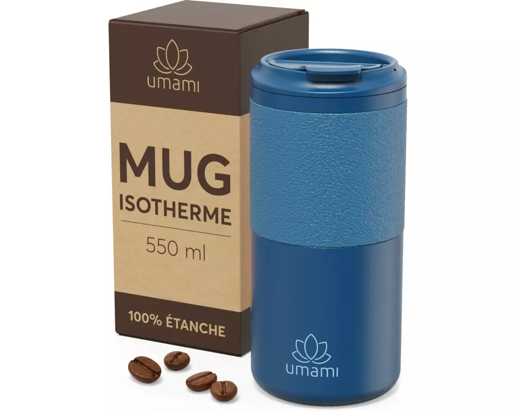 Umami Thermobecher Blau 550 ml 550 ml, Blau
