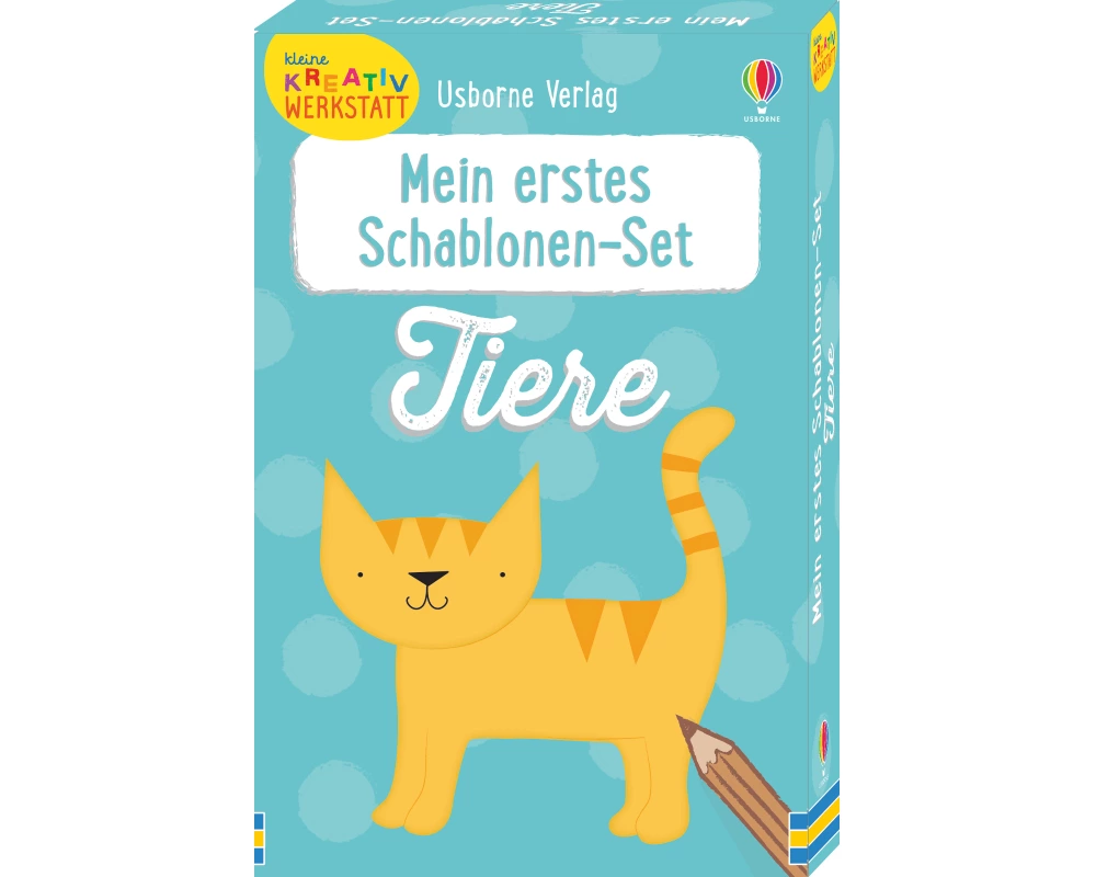 Kleine Kreativ-Werkstatt - Mein erstes Schablonen-Set: Tiere
