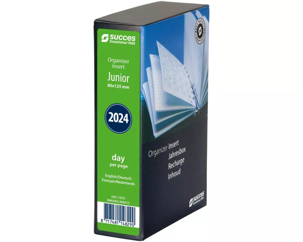 Biella Schulagenda Succes Junior 2024, Grün