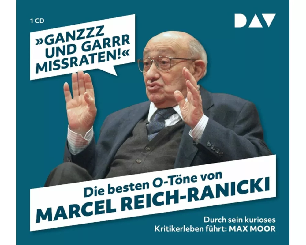 »Ganzzz und garrr missraten!« Die besten O-Töne von Marcel Reich-Ranicki