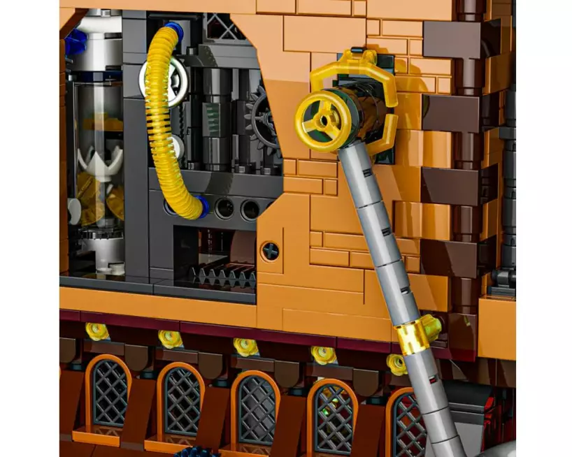 Lumibricks Alchemist's Moving Castle mit LED-Beleuchtung
