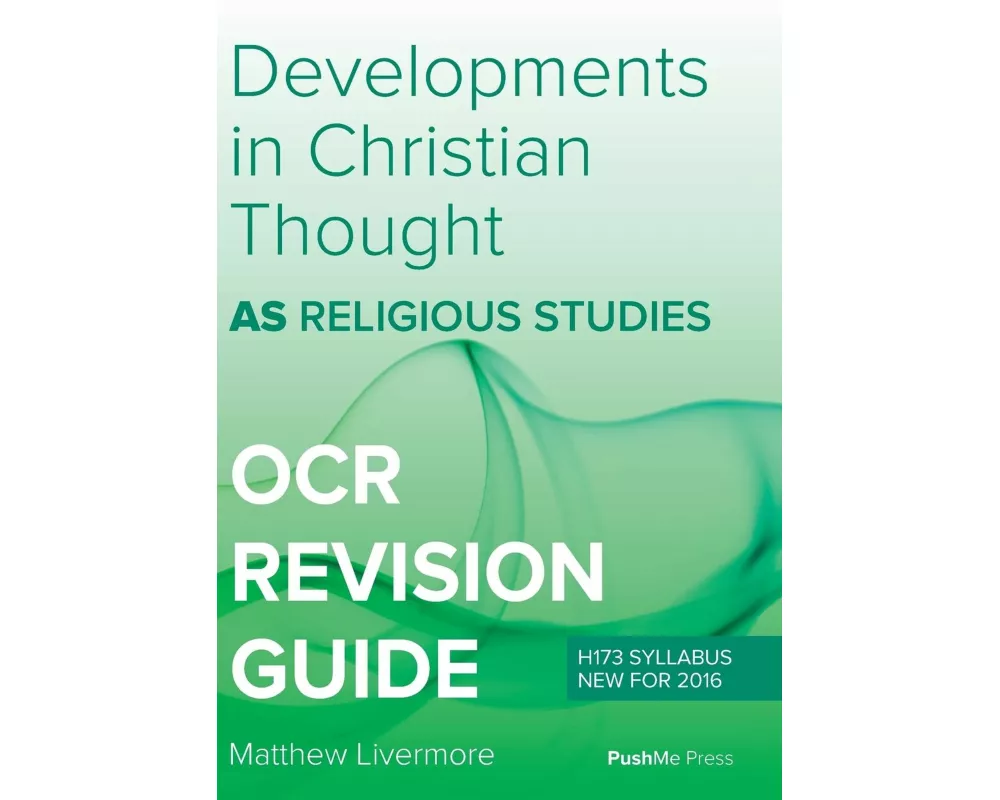As Developments in Christian Thought