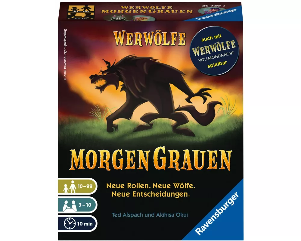 Werwölfe MorgenGrauen - Spiele für Erwachsene ab 10 Jahre