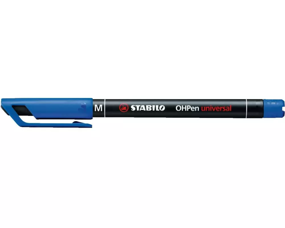 STABILO Folienstift OHPen universal M permanent 10 Stück, Blau