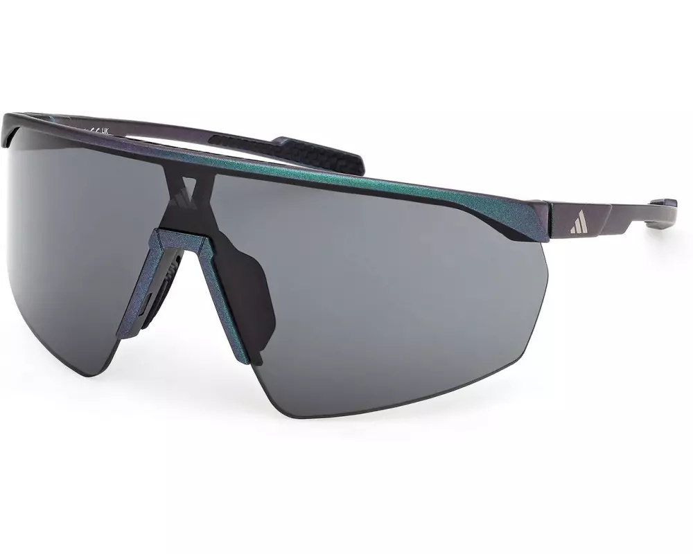adidas Sonnenbrille SP0075 Sonnenbrille, Green Matt, Lens Smoke
