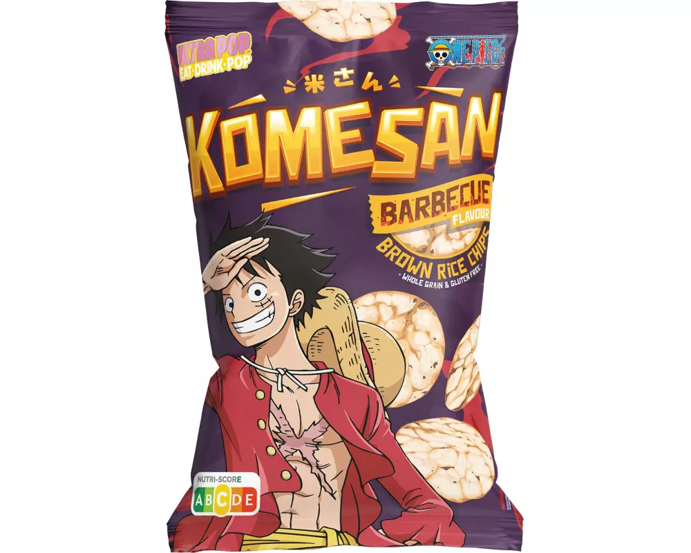 Ultrapop Chips Komesan Rice Luffy BBQ 60 g