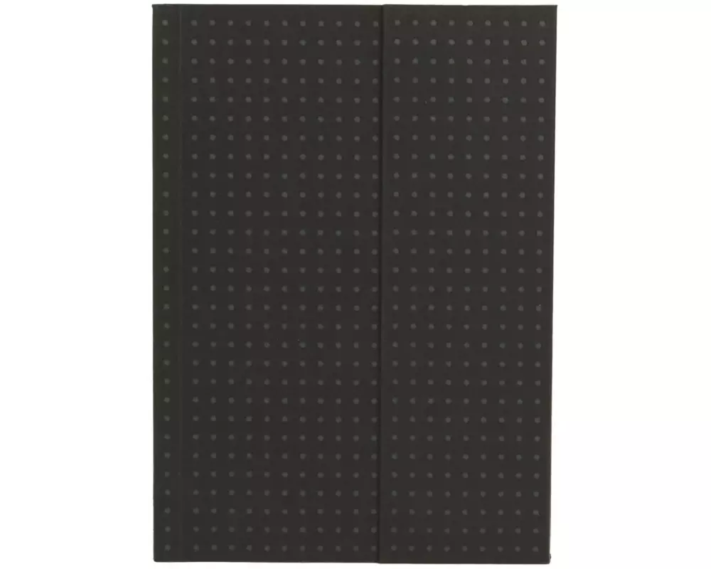 PaperOh Notizbuch Circulo A6, Blanko, Schwarz