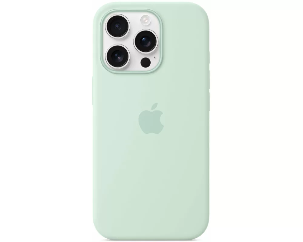 Apple iPhone 16 Pro Silicone Case with MagSafe - Aquamarine