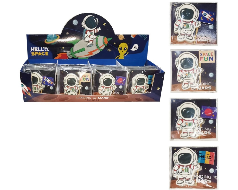 ROOST Radierer HAE-003 Hello Space, assortiert