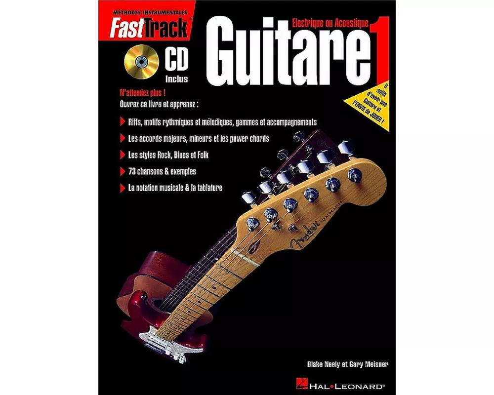 Fasttrack Guitar Method - Book 1 - French Edition (Book/Online Audio)