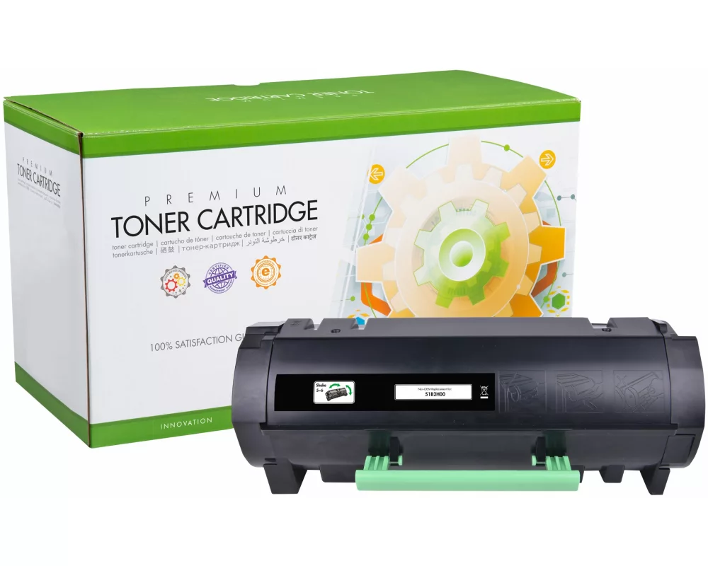 STATIC Toner cartridge compatible with Lexmark 51B2H00 black compatible 8.500 pages
