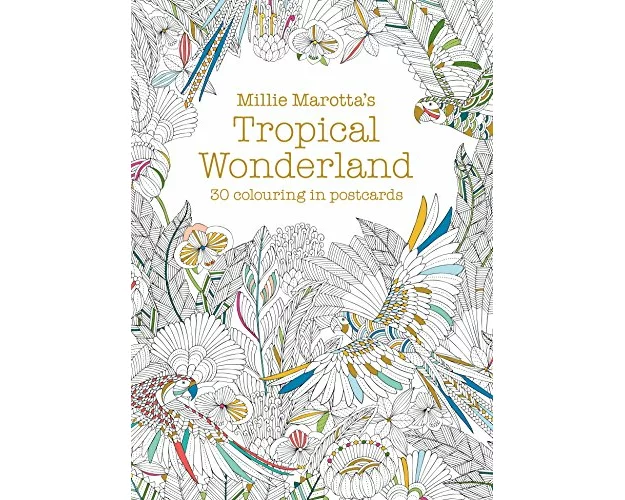 Millie Marotta's Tropical Wonderland Postcard Book
