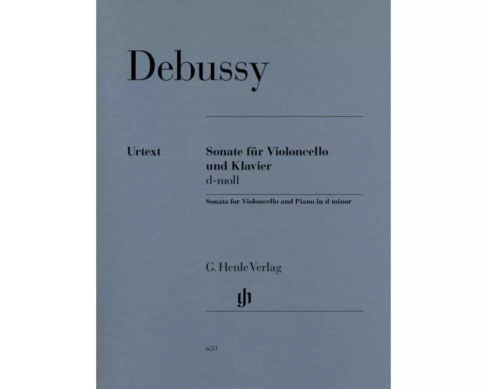 Debussy, Claude - Violoncellosonate d-moll