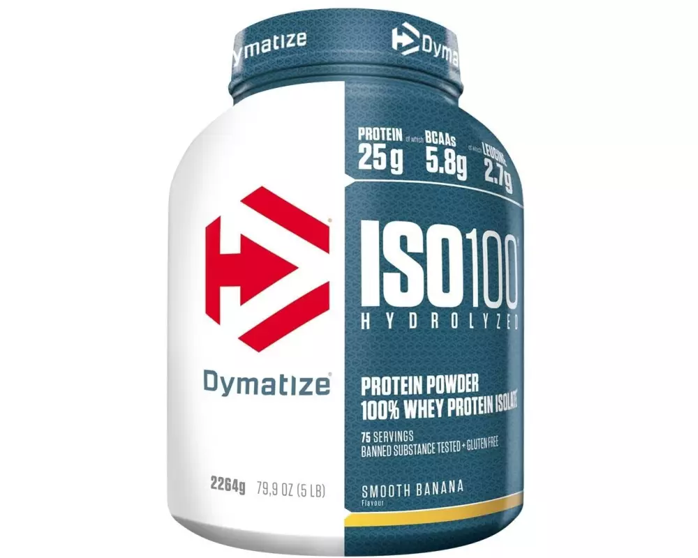 Dymatize Pulver ISO 100 Hydrolyzed Banane 2264 g
