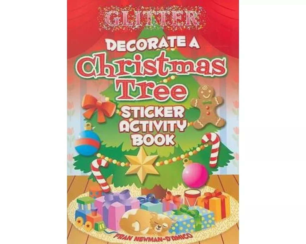 Glitter Decorate a Christmas Tree, Sticker Activity Book