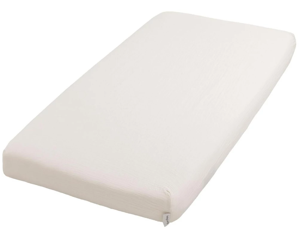 baby's only Spannbettlaken Tender 120 x 60 cm, Wollweiss
