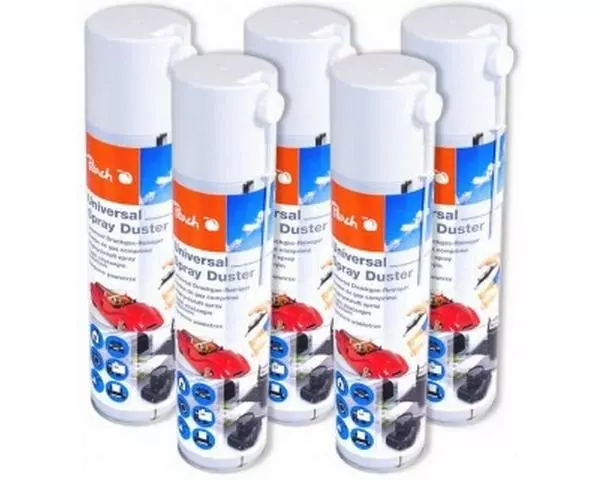 Peach Druckluftreiniger Spray PA100 400 ml, 5er Pack