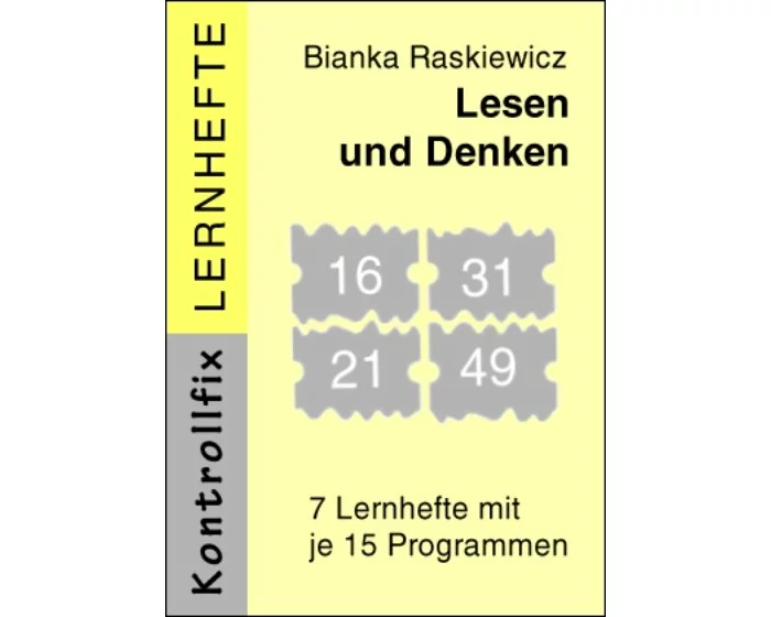 Kontrollfix Lernhefte Serie 3. Lesen und Denken. Lesen durch Schreiben A2k