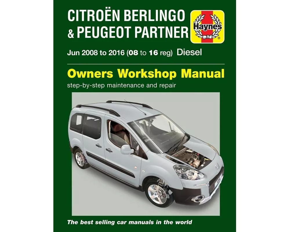 Citroen Berlingo & Peugeot Partner Diesel (June 08 - 16) 08 to 16 Haynes Repair Manual