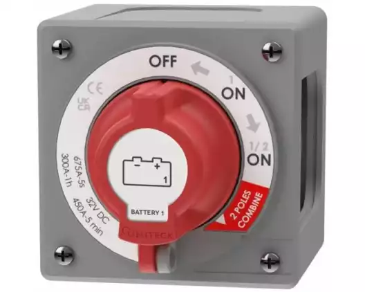 UNITECK Batterietrennschalter Unibatswitch 300A Dual