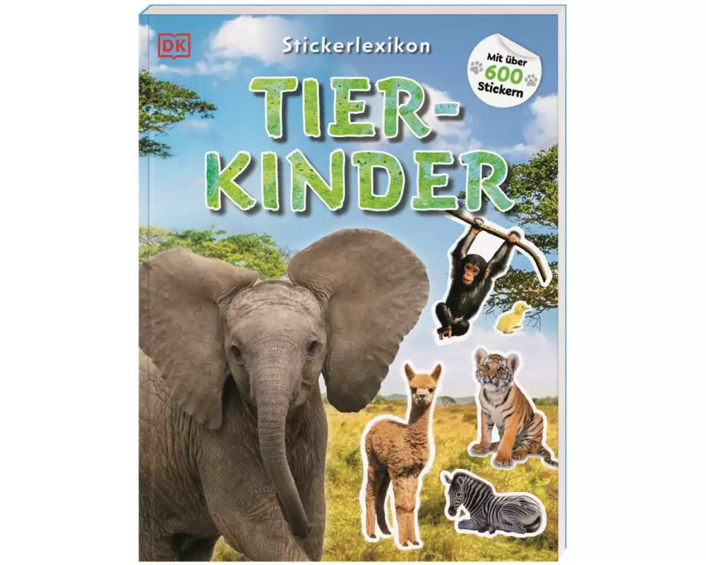 Sticker-Lexikon. Tierkinder